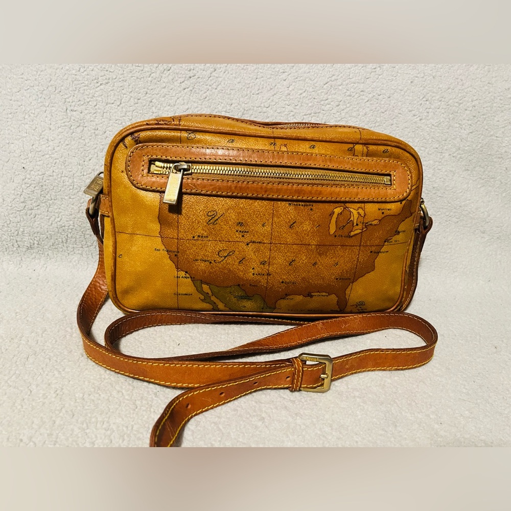 Alviero Martini World Map Crossbody Bag - Picture 15 of 15